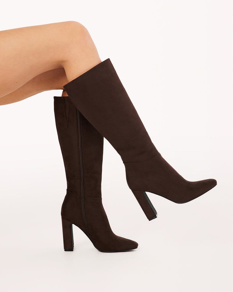 NAKOA - DARK CACAO SUEDE-Boots-Billini-Billini