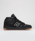 New Balance Numeric 480 Hi Shoes in Black and Gum