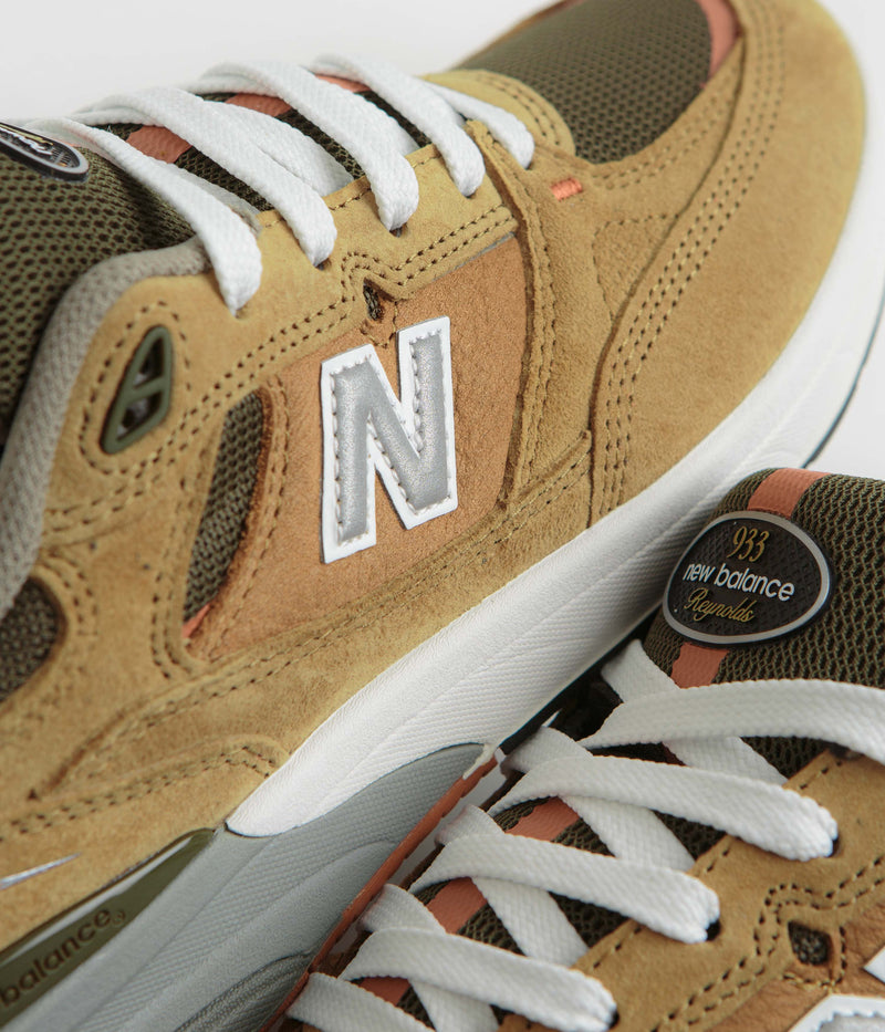 New Balance Numeric 933 Andrew Reynolds Shoes in Camel