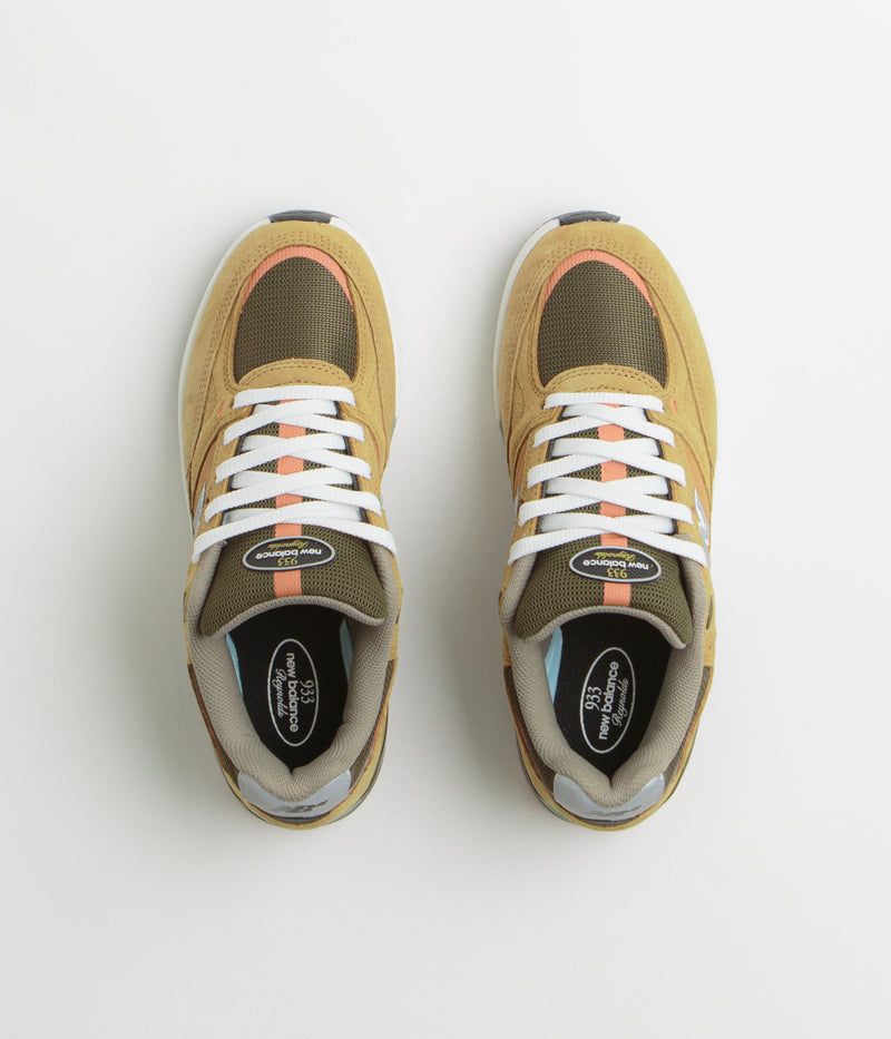 New Balance Numeric 933 Andrew Reynolds Shoes in Camel