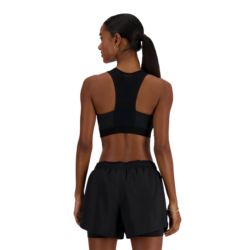 New Balance Sleek Medium Support Pocket Sports Bra