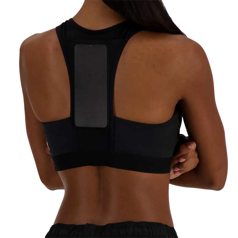 New Balance Sleek Medium Support Pocket Sports Bra