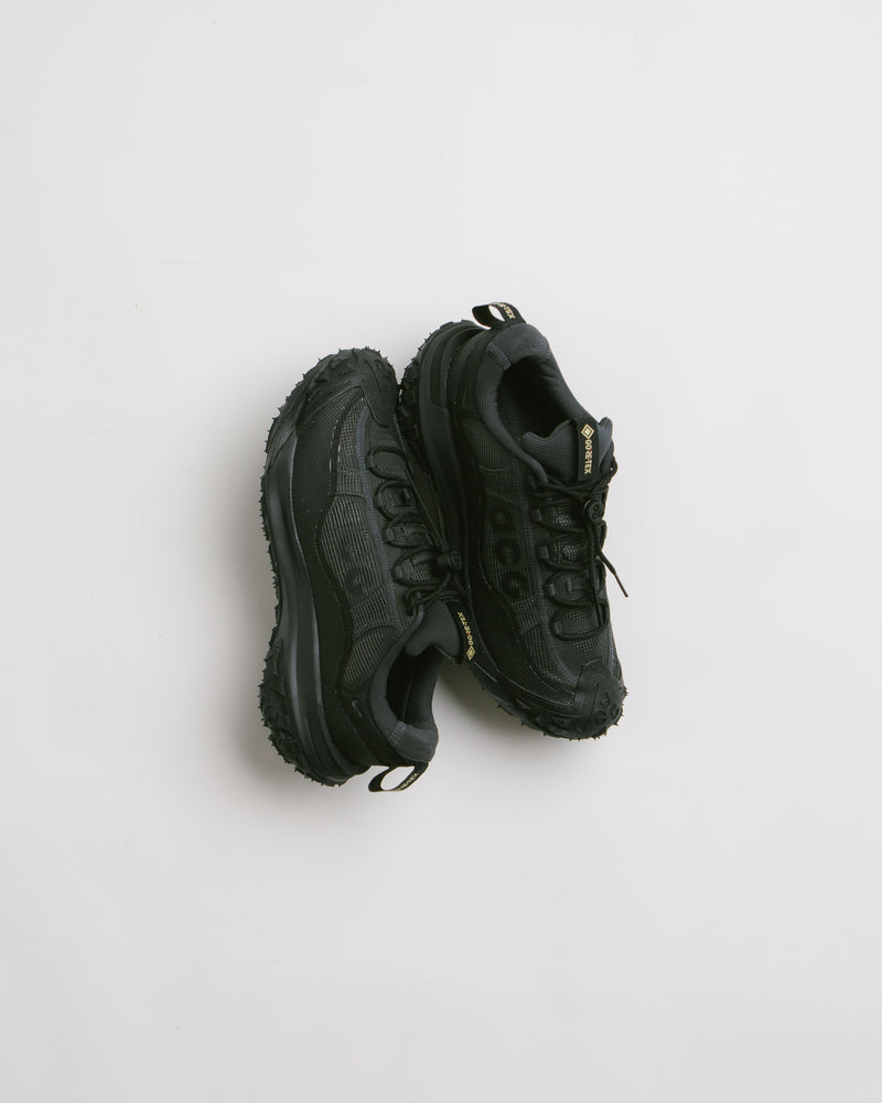 Nike ACG Mountain Fly 2 Low GTX Shoes in Dark Smoke Grey and Black and Black - Anthracite
