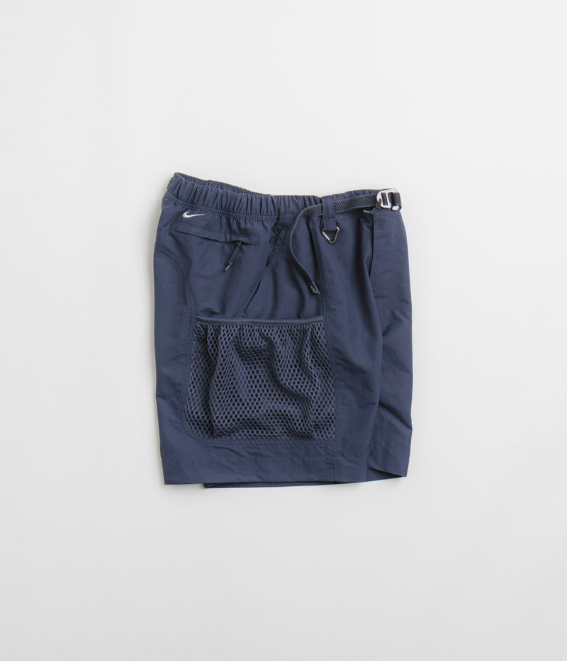 Nike ACG Snowgrass Cargo Shorts in Thunder Blue and Summit White