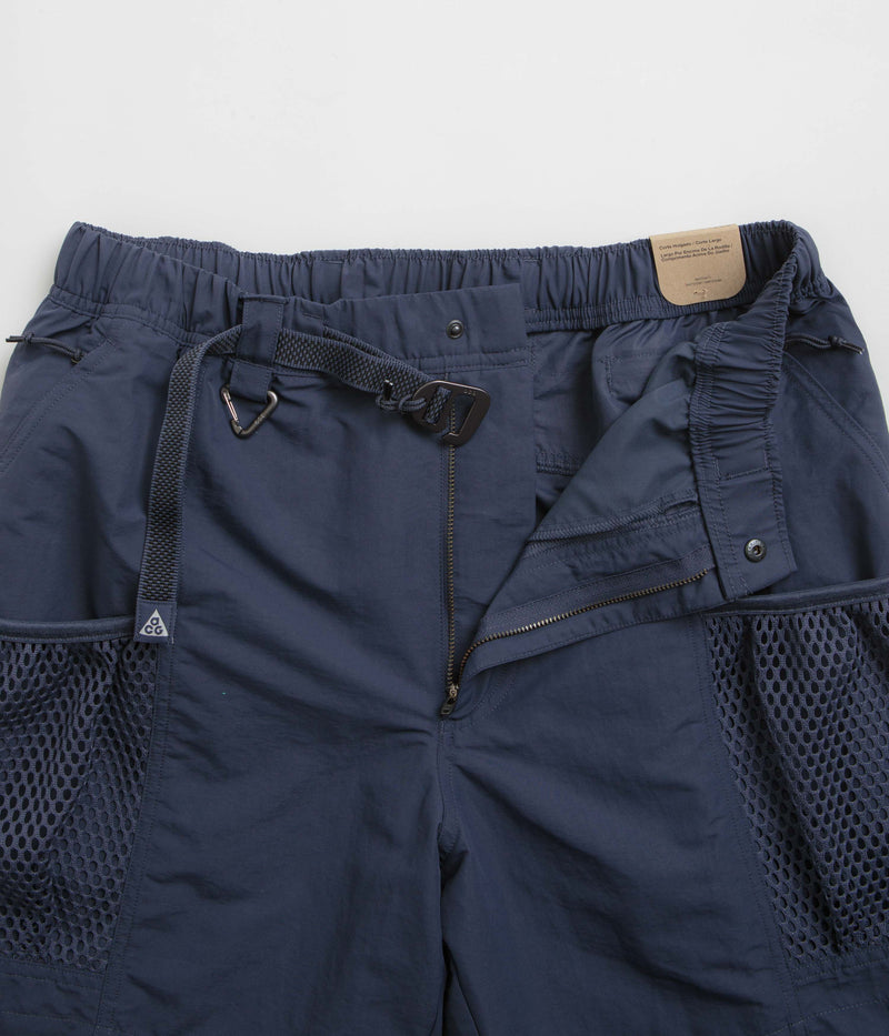 Nike ACG Snowgrass Cargo Shorts in Thunder Blue and Summit White