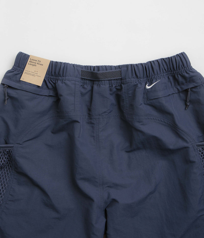Nike ACG Snowgrass Cargo Shorts in Thunder Blue and Summit White