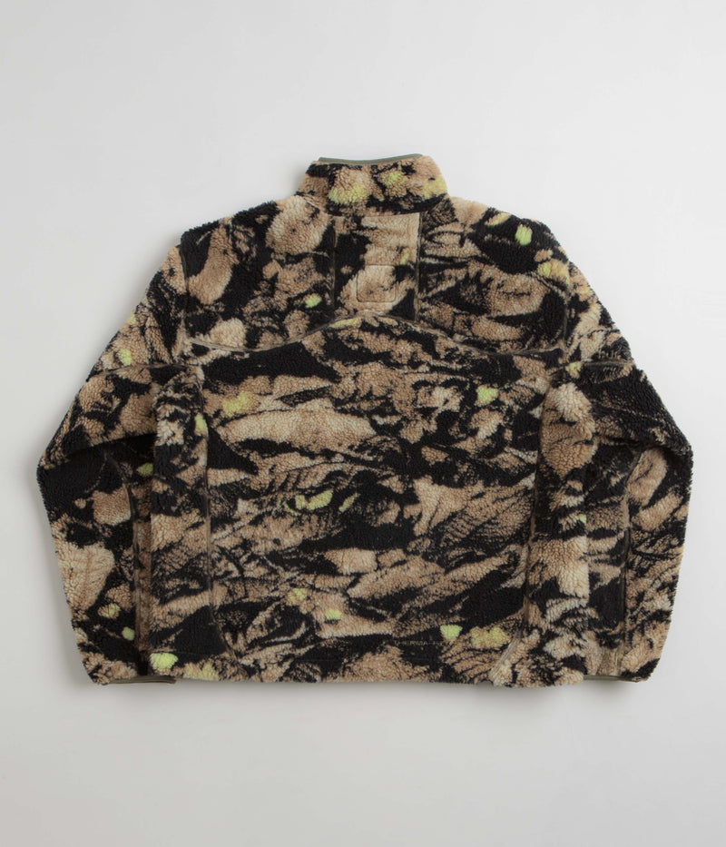 Nike ACG Windproof Half Zip Fleece in Parachute Beige and Summit White