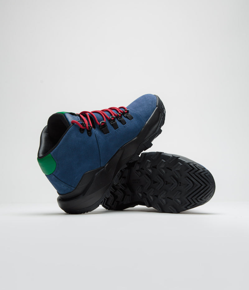 Nike Cygnal Shoes in Navy and Pine Green and Gym Red - Black