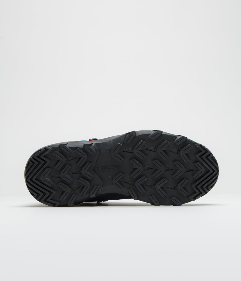 Nike Cygnal Shoes in Navy and Pine Green and Gym Red - Black
