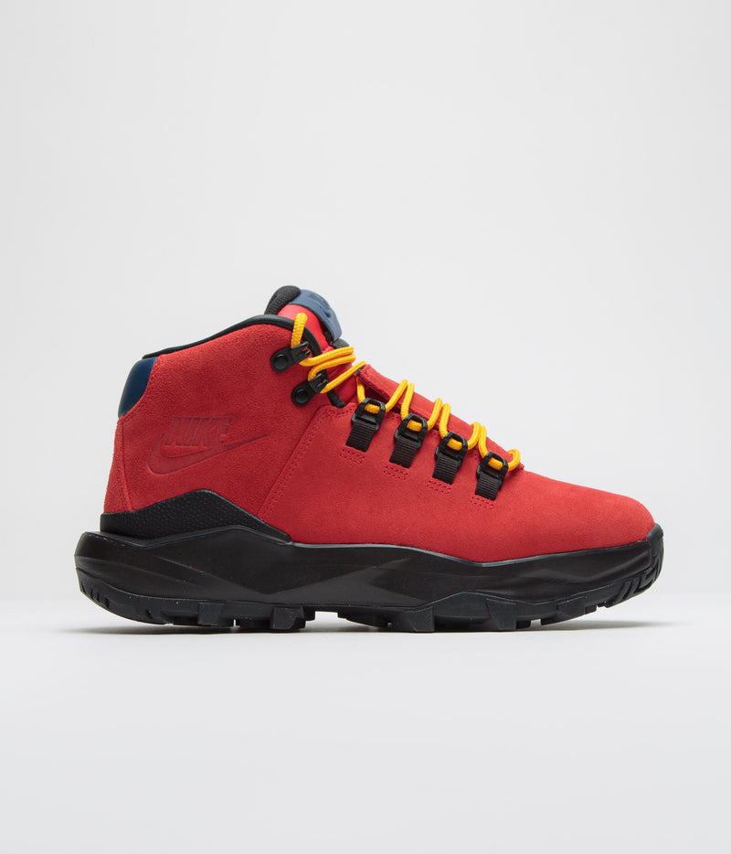Nike Cygnal Shoes in University Red and Navy and Black