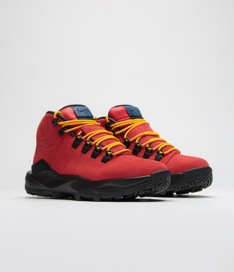 Nike Cygnal Shoes in University Red and Navy and Black