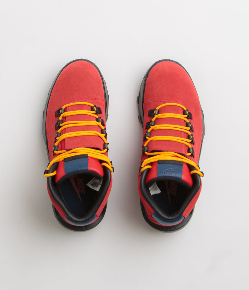 Nike Cygnal Shoes in University Red and Navy and Black