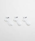Nike Everyday Essential Ankle Socks (3 Pair) in White and Black