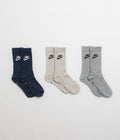 Nike Everyday Essential Crew Socks (3 Pair) in Multi and Multi