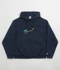Nike SB Cherry Hoodie in Armory Navy and White