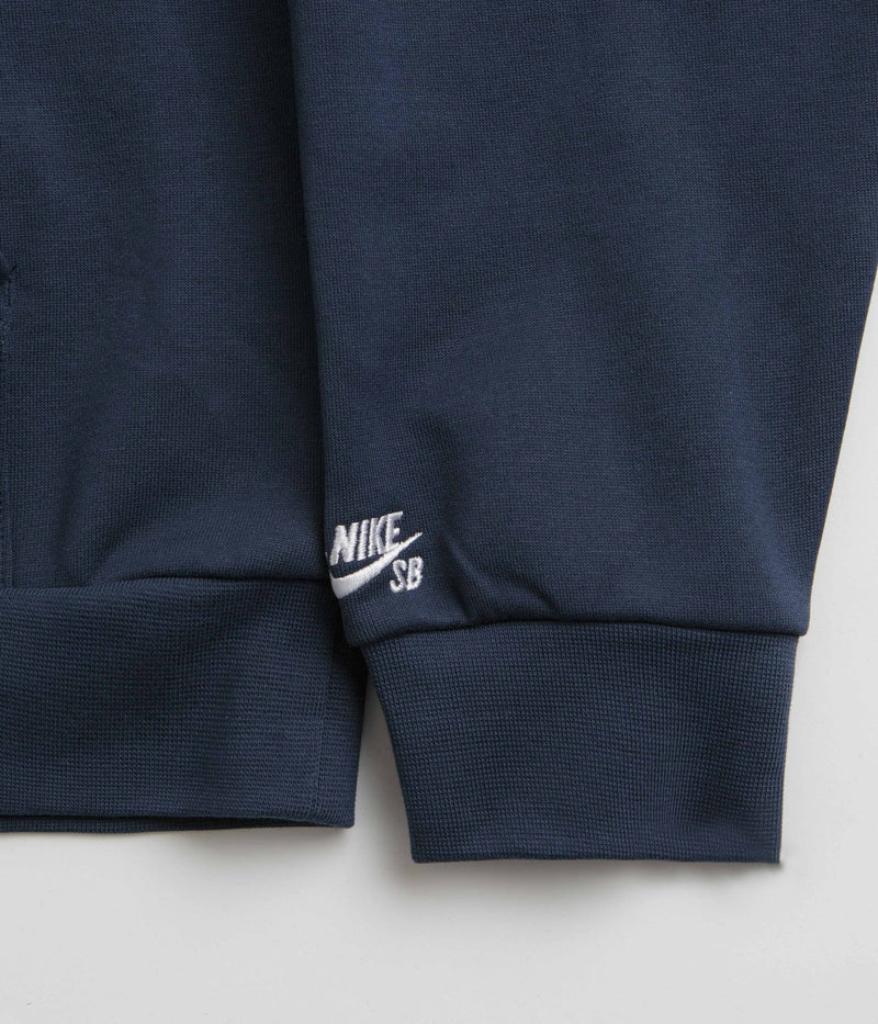 Nike SB Cherry Hoodie in Armory Navy and White