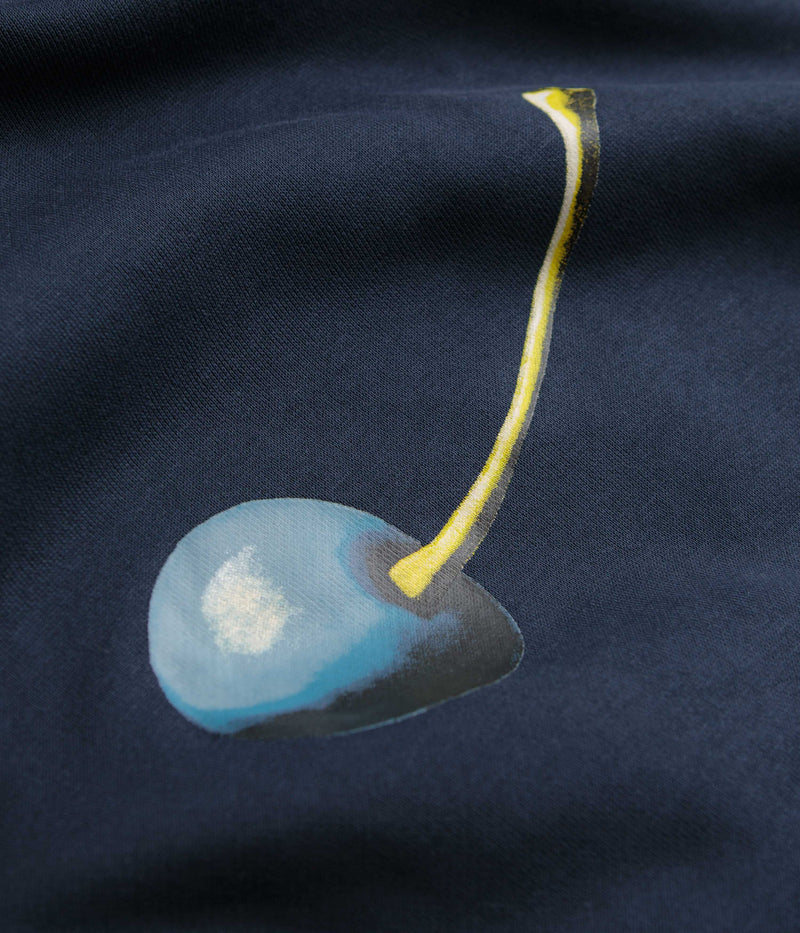 Nike SB Cherry Hoodie in Armory Navy and White