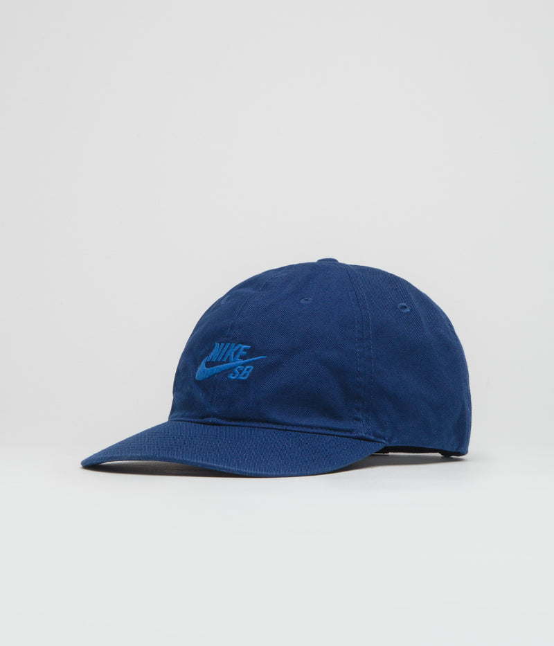 Nike SB Club Unstructured Cap in Blue Void and Game Royal