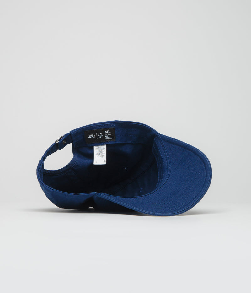Nike SB Club Unstructured Cap in Blue Void and Game Royal