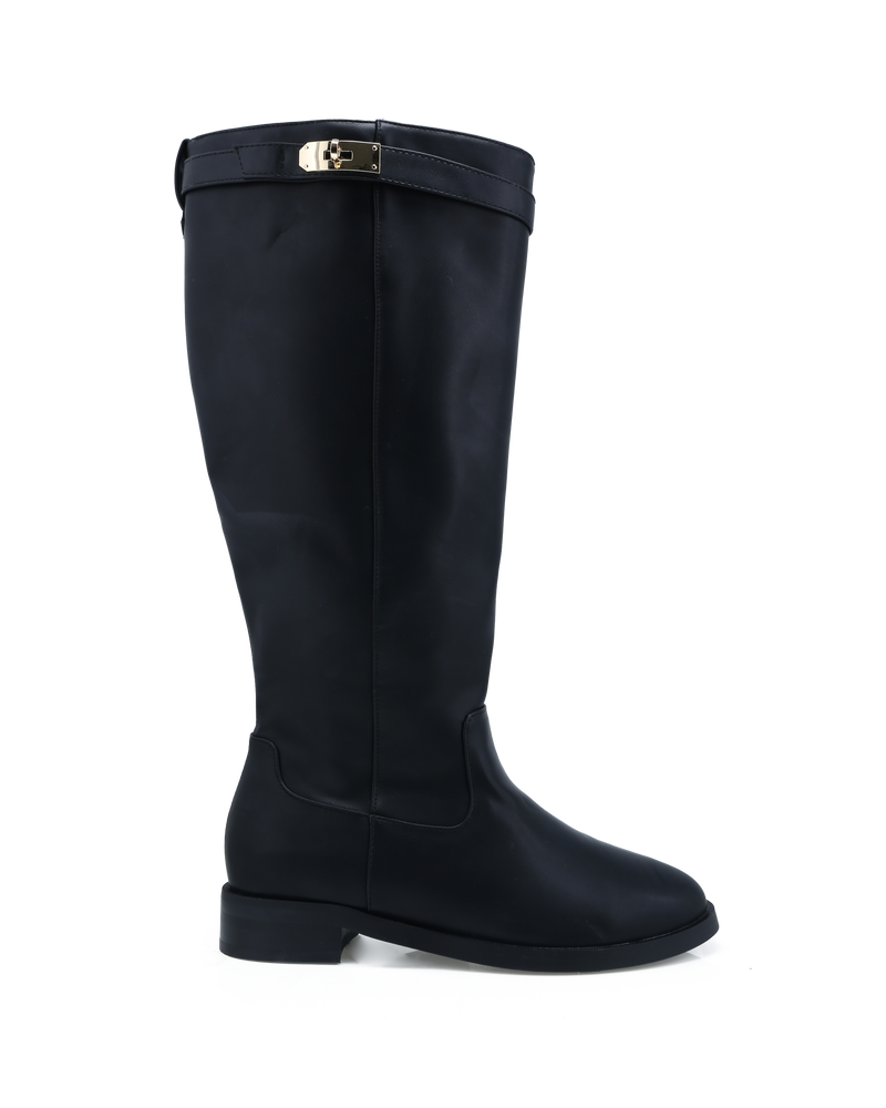 NOEMI CURVE - BLACK-Boots-Billini-Billini