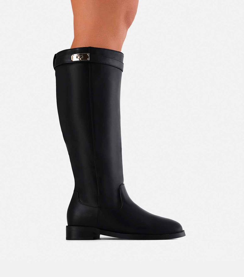 NOEMI CURVE - BLACK-Boots-Billini-Billini
