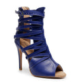 Nyx - Dark Blue Vegan Leather - Street Sole