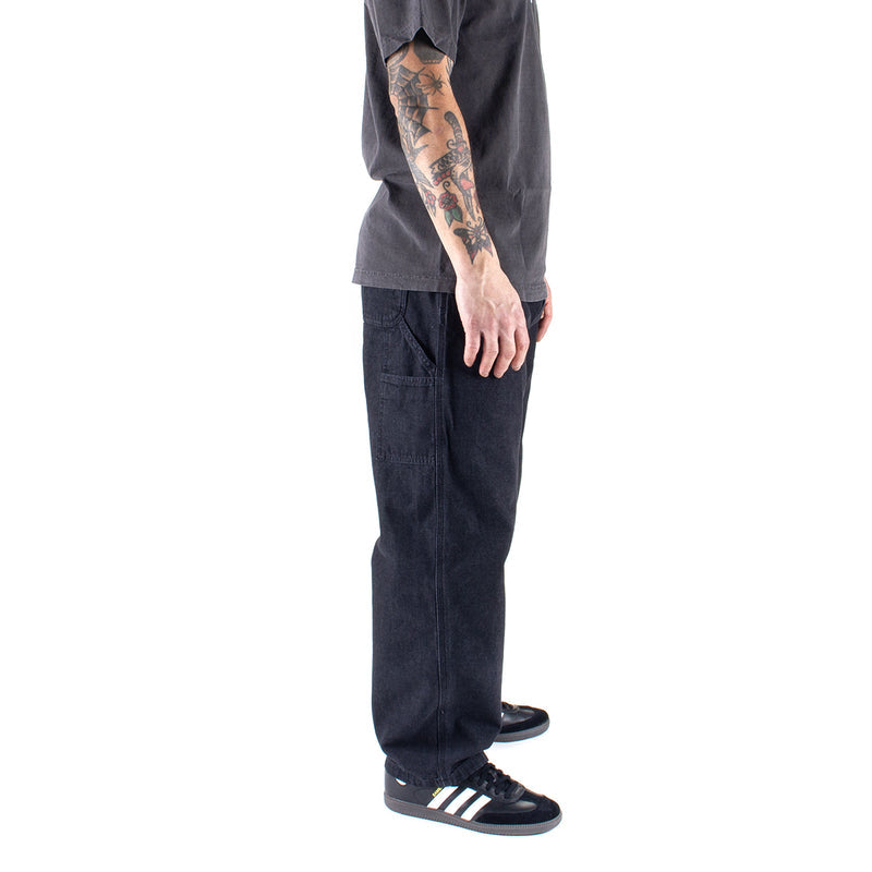 Carhartt WIP | OG Single Knee Pant Style # I03333-8906 Color : Black (Stone Washed)