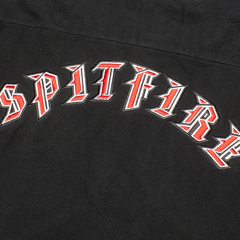 Spitfire | Old E Flannel Shirt Color : Black
