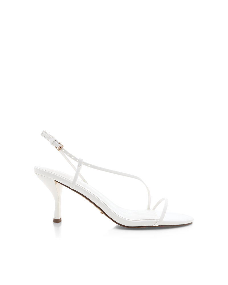 OLIVETTE - WHITE SHINE-Heels-Billini-Billini