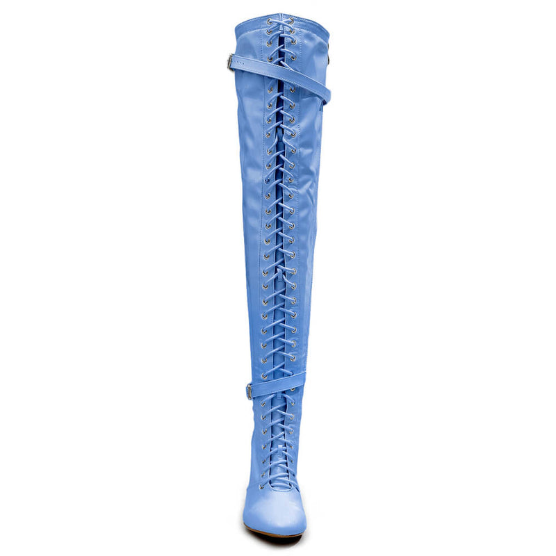 Omani Size Inclusive - Periwinkle - Street Sole - Thigh Variant Four