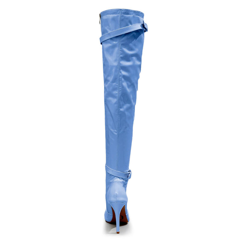 Omani Size Inclusive - Periwinkle - Street Sole - Thigh Variant Four
