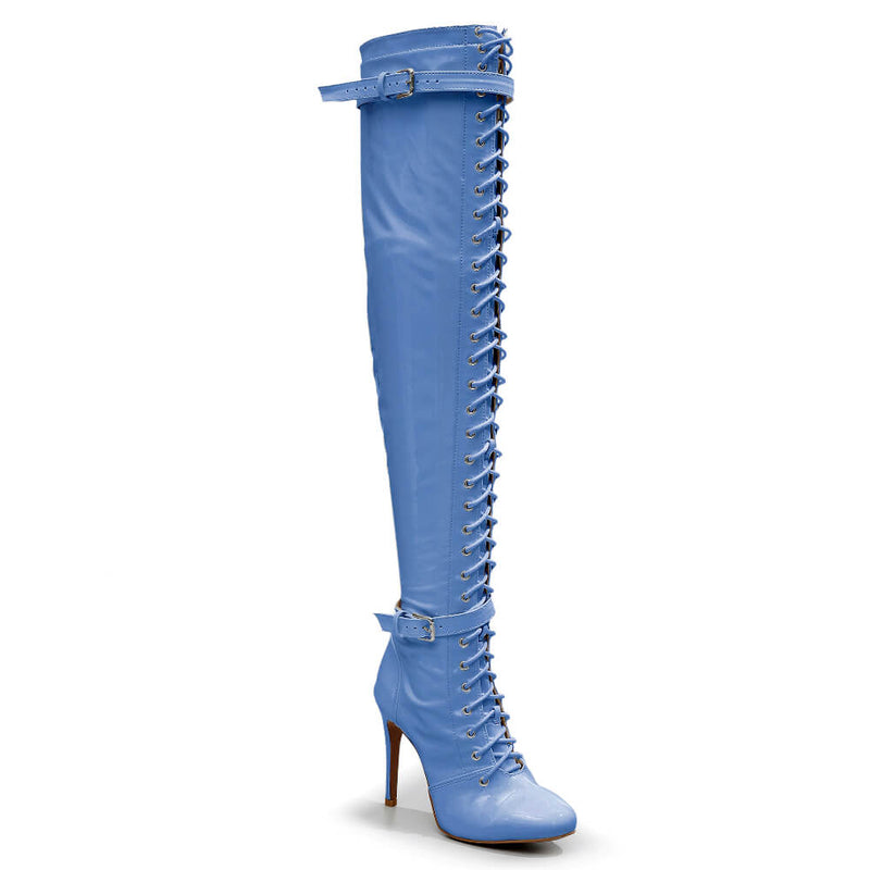 Omani Size Inclusive - Periwinkle - Street Sole - Thigh Variant One