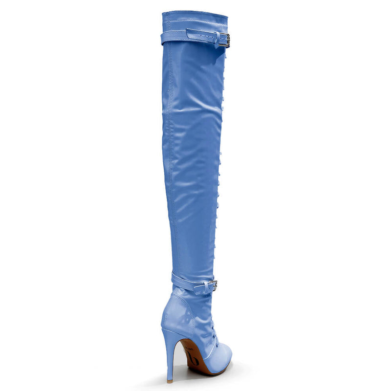 Omani Size Inclusive - Periwinkle - Street Sole - Thigh Variant One
