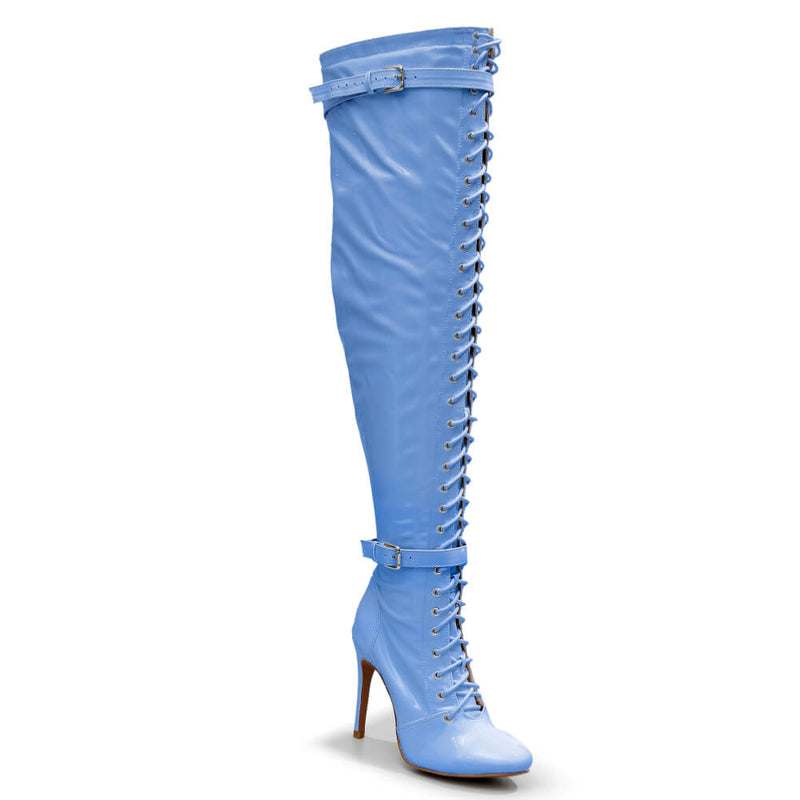 Omani Size Inclusive - Periwinkle - Street Sole - Thigh Variant Three
