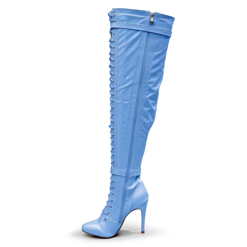 Omani Size Inclusive - Periwinkle - Street Sole - Thigh Variant Three