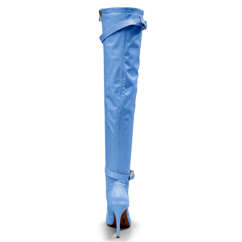 Omani Size Inclusive - Periwinkle - Street Sole - Thigh Variant Two
