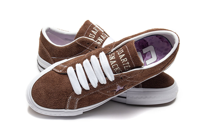 Converse | One Star Pro Ox x Quartersnacks dark clove