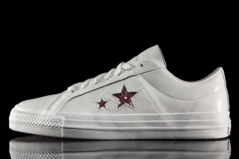 Converse | One Star Pro Ox x Turnstile  Style # A08655C Color : White / Pink