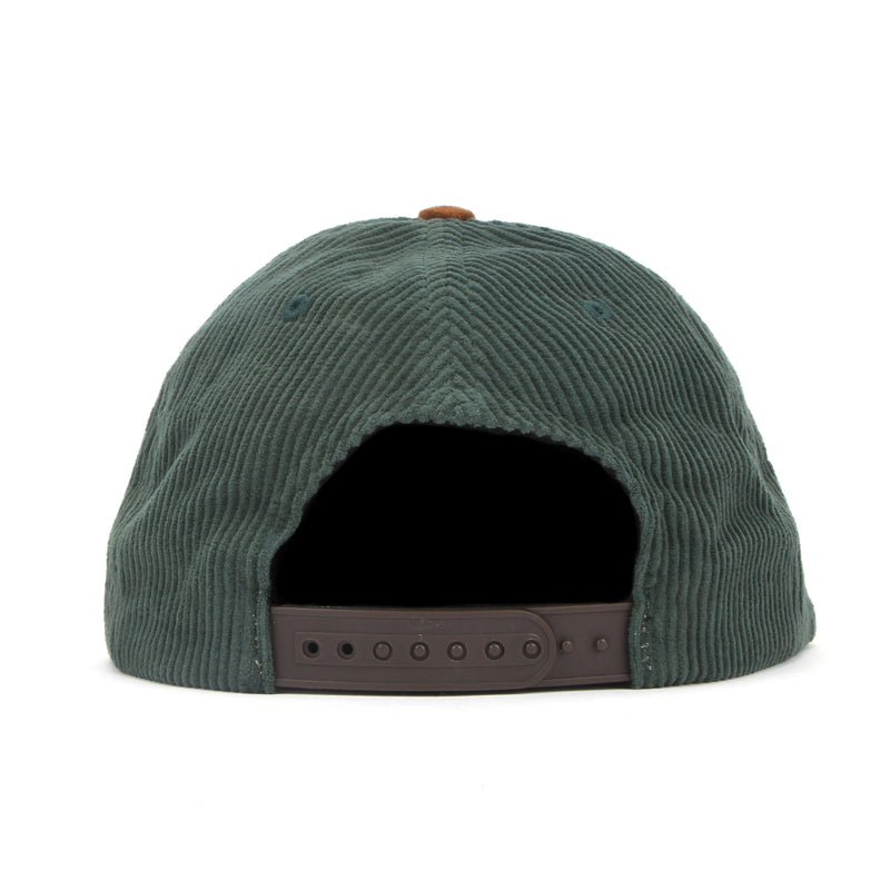 by Parra | Painters Script Corduroy 6 Panel Hat Color : Pine Green