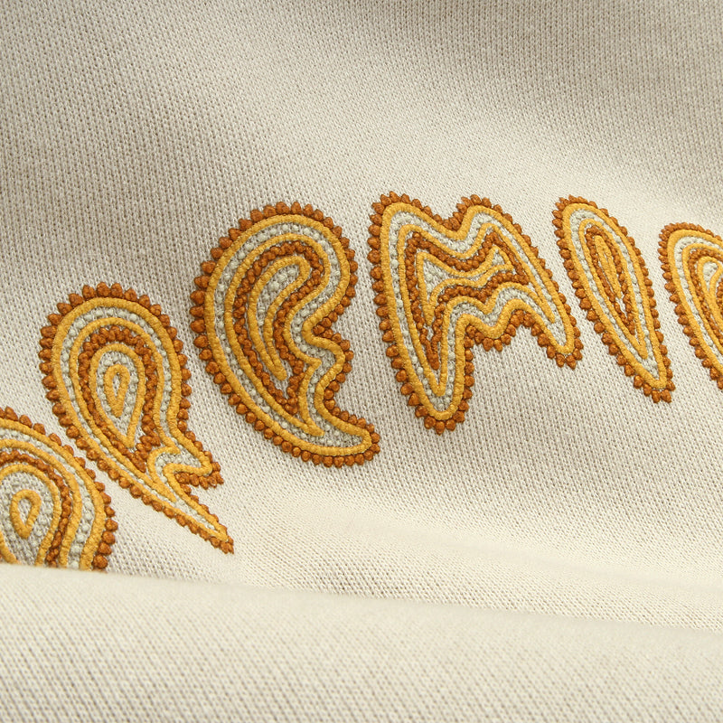 Premier | Paisley Hooded Sweatshirt Color : Ivory