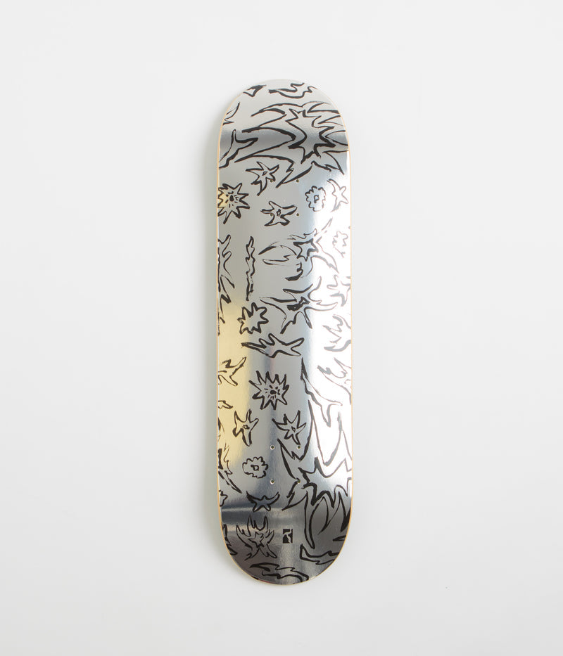 Poetic Collective Silver Tribal High Concave Deck in 8.375"