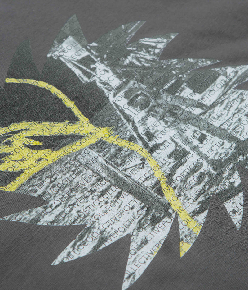 Poetic Collective Space T-Shirt in Iron Grey