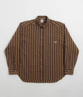 Polar Ben Shirt in Brown Stripes
