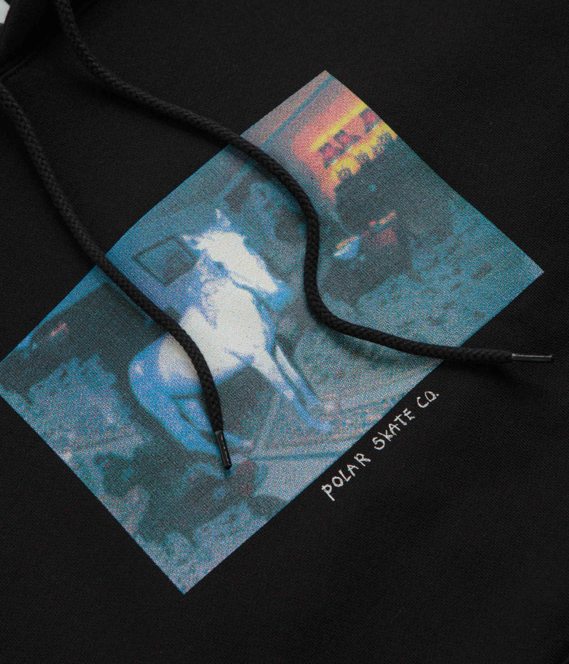 Polar Horse Dream Dave Hoodie in Black