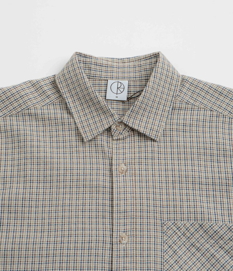Polar Mitchell Shirt in Creme Check