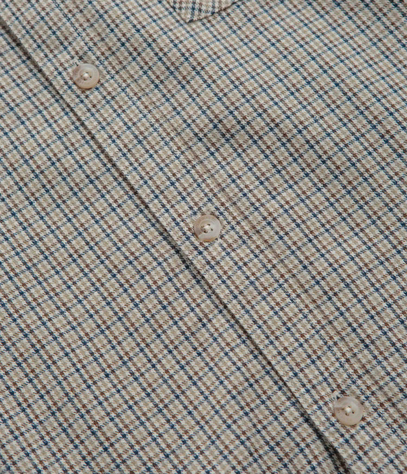 Polar Mitchell Shirt in Creme Check