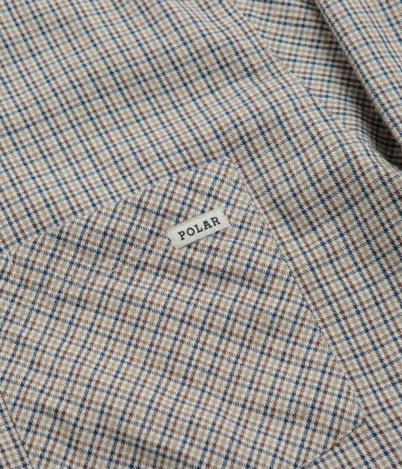 Polar Mitchell Shirt in Creme Check