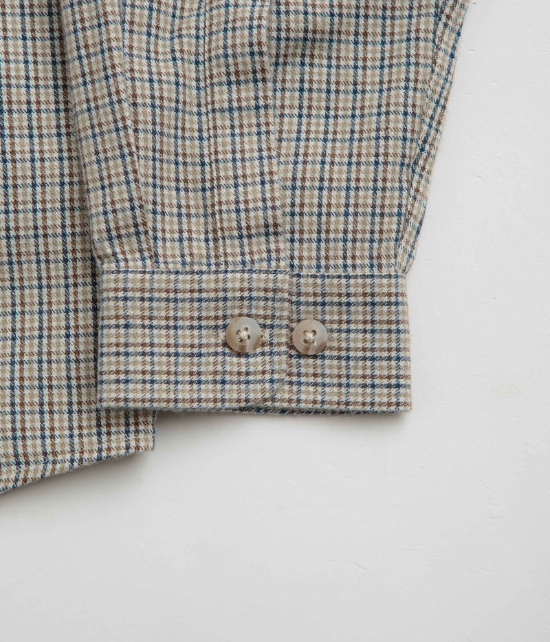 Polar Mitchell Shirt in Creme Check