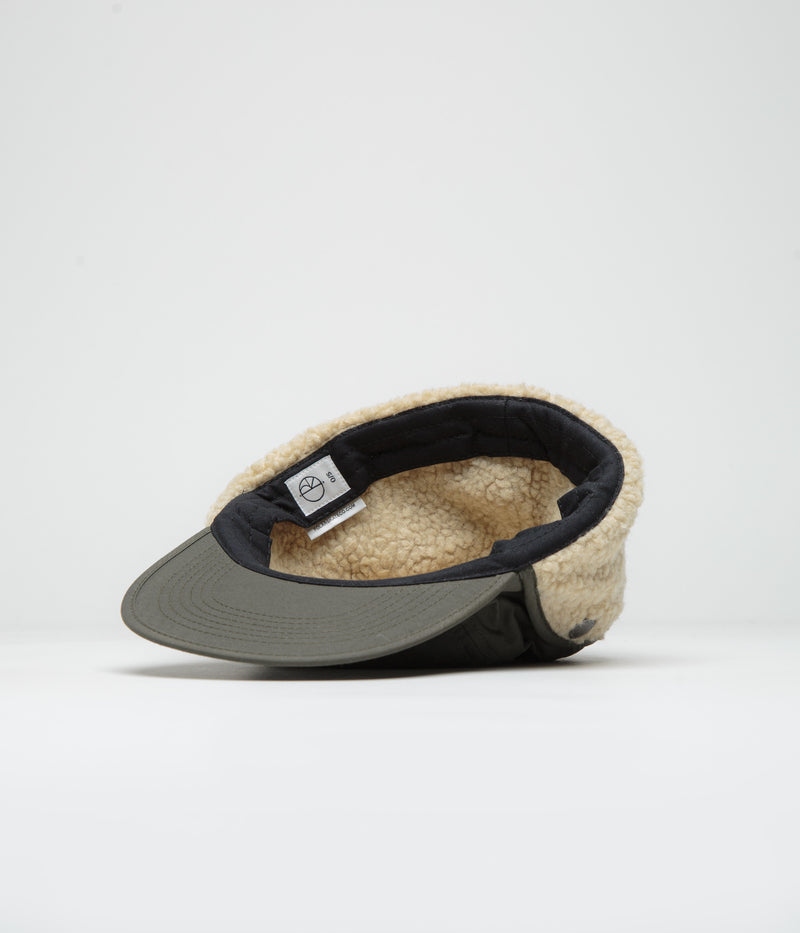 Polar Sherpa Vilde Flap Cap in Army Green