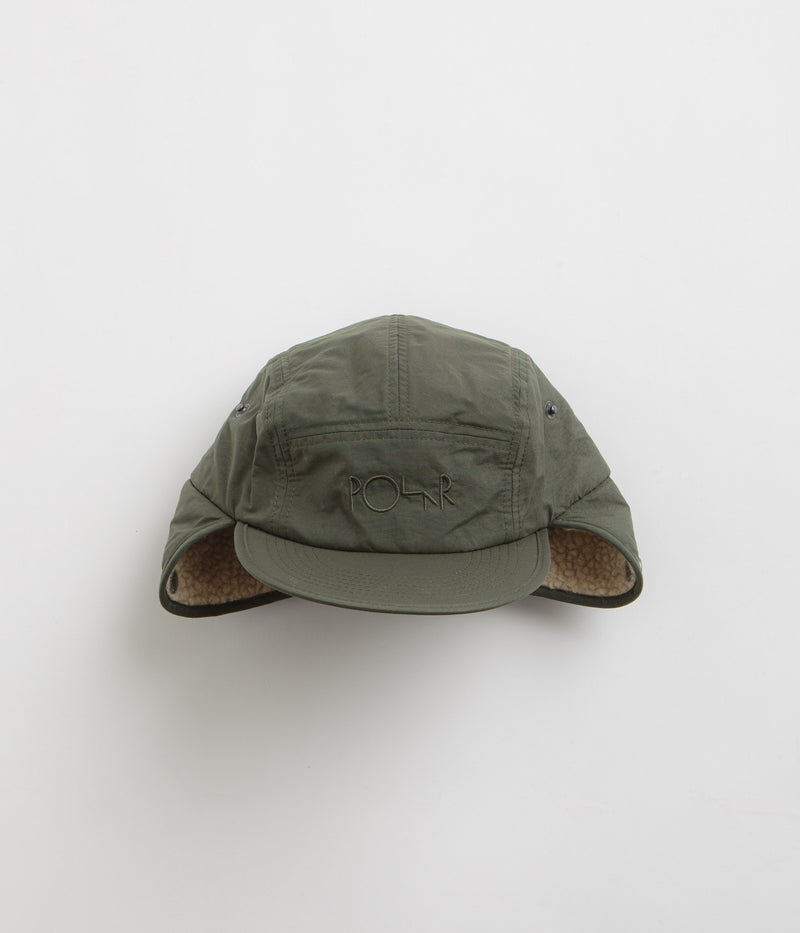 Polar Sherpa Vilde Flap Cap in Army Green